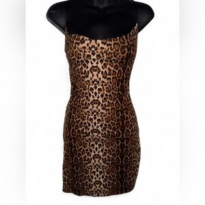 Zaful Leopard Print Bodycon Mini Dress
